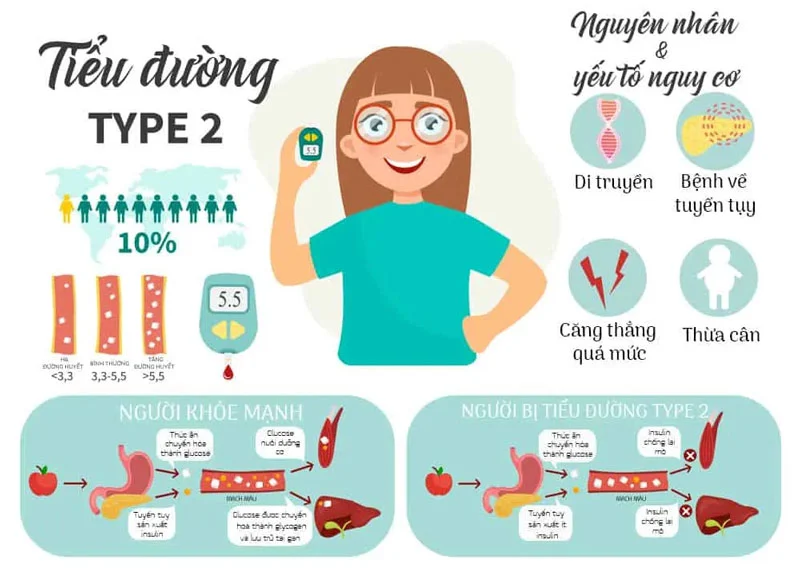 Hiểu về tiểu đường tuýp 2 cùng Hà Nội Homecare