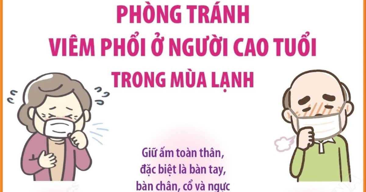 Phòng tránh viêm phổi cho người cao tuổi